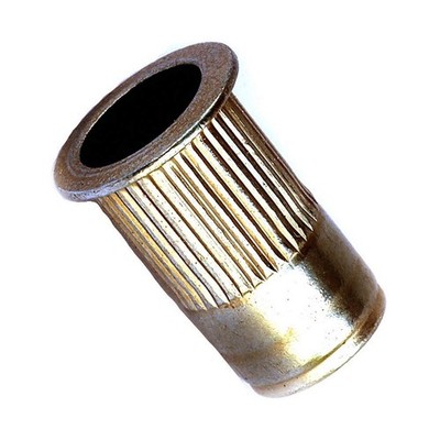 AVK AKS4T-616-150 Rivet Nut,Knurled,Steel,Zinc Yellow,PK10 33JF42 | eBay