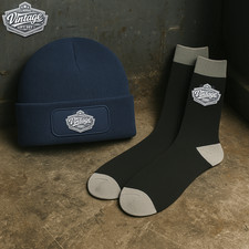 40th Birthday Gift Set Keepsake Beanie Hat & Socks Present Idea for Men Women