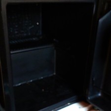 Husky Manchester United Black Table Top Mini Fridge, Single Door, 1 Door