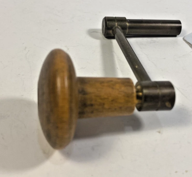 Tall Case/Longcase Grandfather Clock Winding Key/Crank Marked #6 Lot #53 - Image 4 of 4