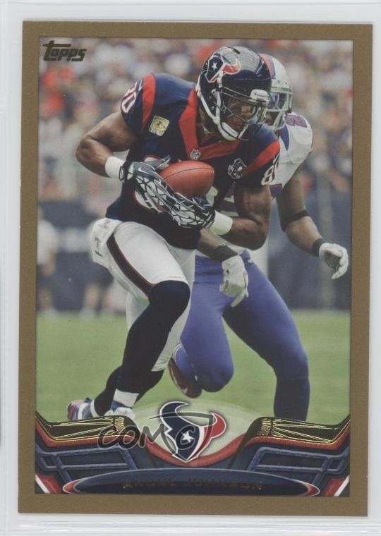 2013 Topps Gold Border 307/2013 Andre Johnson #410 HOF 0d2