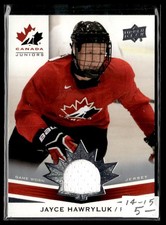 2014-15 Upper Deck Team Canada Juniors Base Jerseys Jayce Hawryluk Canada #172