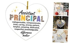 Assistant Principal Ornaments Gifts, Assistant Principal, Appreciation Gifts 