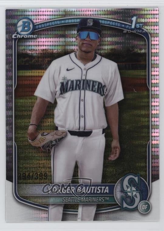 2025 Bowman Chrome Prospects Pulsar Refractor /399 Yorger Bautista #BCP-194 1kp3