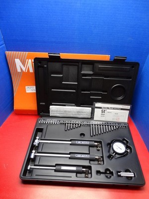 MITUTOYO 0.7''- 6'' DIAL BORE GAGE SET .0001'' INSPECTION MACHINIST TOOL