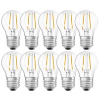 10 X Osram Led Filament Tropfen 2,8W = 25W E27 Klar 250Lm Warmweiß 2700K Dimmbar