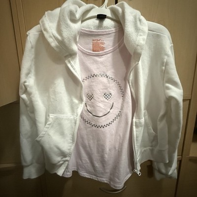 Girls Lot Jacket Tank Top 2pc Art class Cropped Hoodie Cat N Jack Tank SZ XL 14