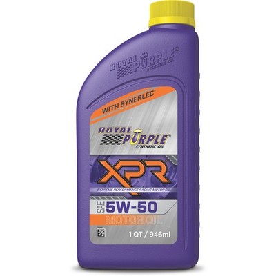 Royal Purple XPR Synthetic 5W50 Racing Oil - 1 Quart for Motorsports