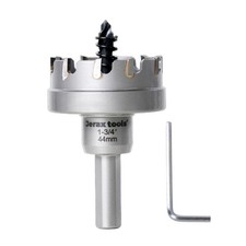 Tungsten Carbide Tipped Hole Cutter, 1-3/4 inch TCT Hole Saw with 5mm Hole De...