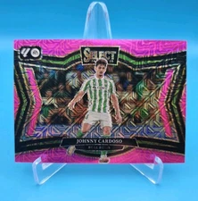 Johnny Cardoso 2024 Select La Liga Pink Mojo Prizm Field #77/179 Real Betis