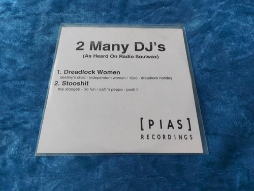 2 Many DJ's ‎– As Heard On Radio Soulwax Promo CDr Sampler 2002 Excellent