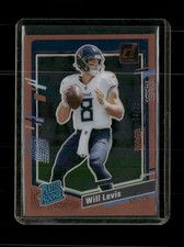 2023 Panini Clearly Donruss - Rated Rookie Will Levis #94 Orange /75 (RC)
