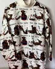VTG Cambridge Dry Goods Women's Sweatshirt   It  s The Season To Be Jolly  Large
