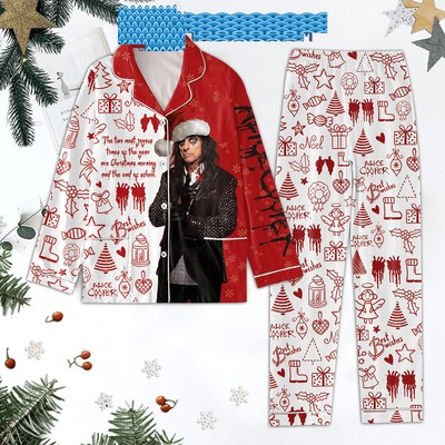 Alice Cooper Best Wishes For Christmas Pajamas Set