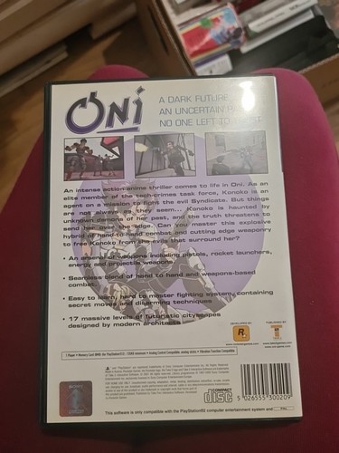 Oni Sony PlayStation 2 European Version with Manual 2001 - Picture 2 of 4