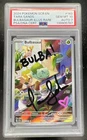 Signed 2024 Pokemon Stellar Crown #143/142 BULBASAUR Tara Sands PSA 10
