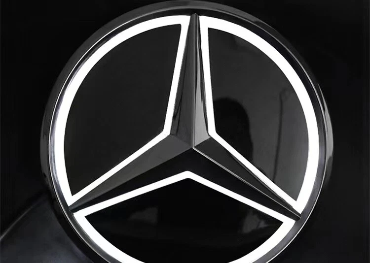 Illuminated Car Led Light Emblem Mirror grill For 2019-2022 W205 W177 CLA GLA - Image 4 of 4