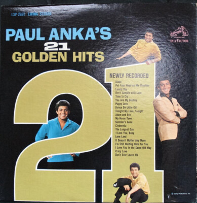 レコード PAUL ANKA'S 21 GOLDEN HITS 【公式通販】