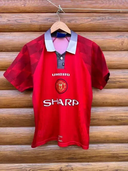 Umbro Manchester United 1996/98 Football Shirt Jersey KIDS