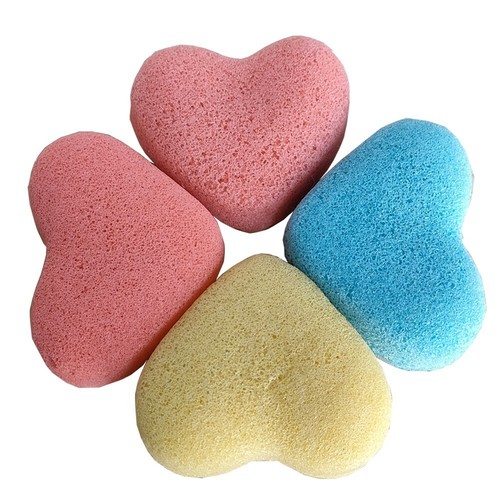 Natural Konjac Facial Sponges, Gentle Face Cleansing and Exfoliation 3 pcs  - Picture 1 of 8