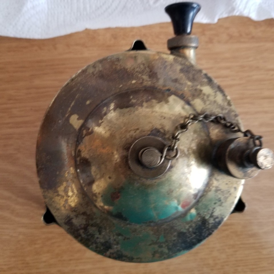 Vintage Swedish Primus Cooking Stove In Original Tin. Loft Find, Not