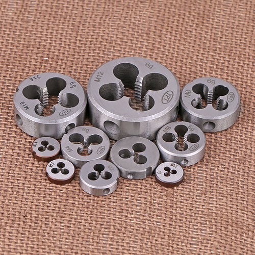 M3-M20 Fine Pitch Thread Thread Cutting Die Round Threading Dies Thread Repair - Picture 2 of 10