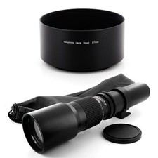 Vivitar 500mm Tele Lens  67mm,Hood for Nikon D5100 D7000 D3100 D3000 D300S,NEW