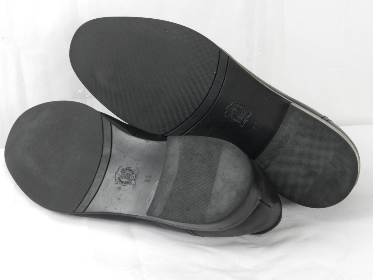 Joseph Abboud Black Leather Slip-On Loafers size 10.5 NWT Joseph Abboud Leather Loafers for Men | Mercari main image 2