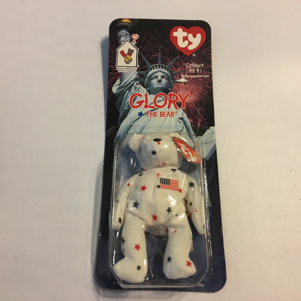 激レア！！！　1999年マクドナルド　ty Rare Glory The Bear 1999 McDonald's Ty Beanie Baby 1993