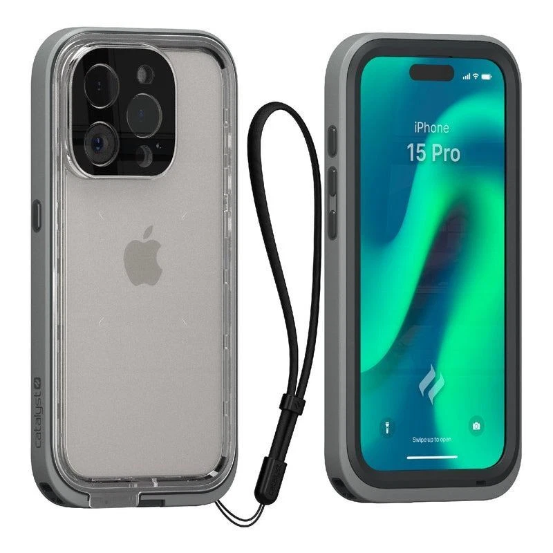 Case Catalyst Waterproof Total Protection for iPhone 15 Pro 6.1 2023 Titanium