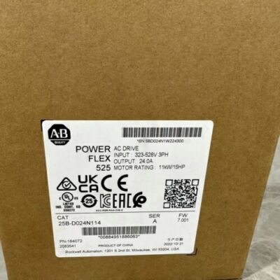 NEW Allen-Bradley 25B-D024N114 Ser A PowerFlex 525 AC Drive New Factory Sealed