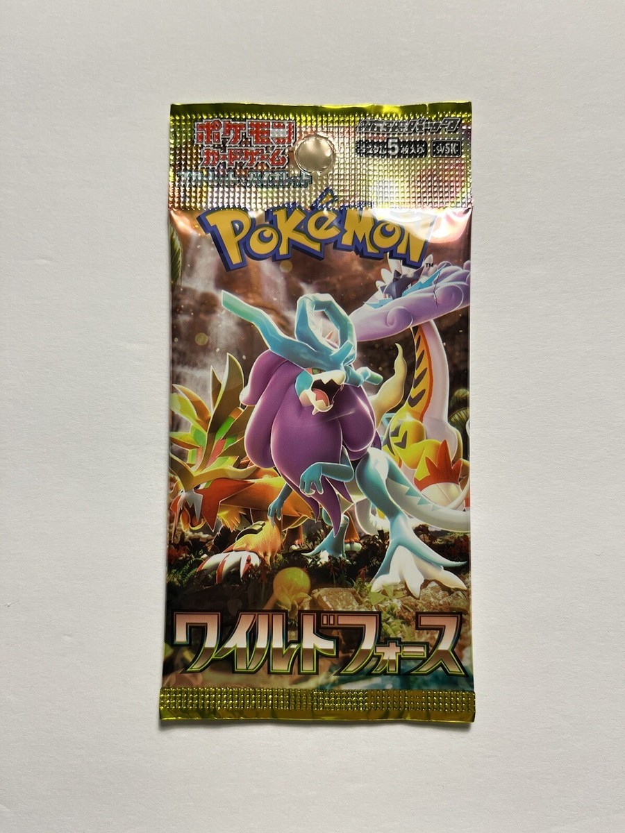 10 Packs Pokemon TCG Wild Force Booster Japanese Temporal