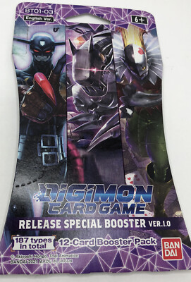 Digimon Card Game Release Special Booster Version 1.0 English BT01-03 | eBay Digimon Card Game Release Special Booster Version 1.0 English BT01-03 | eBay