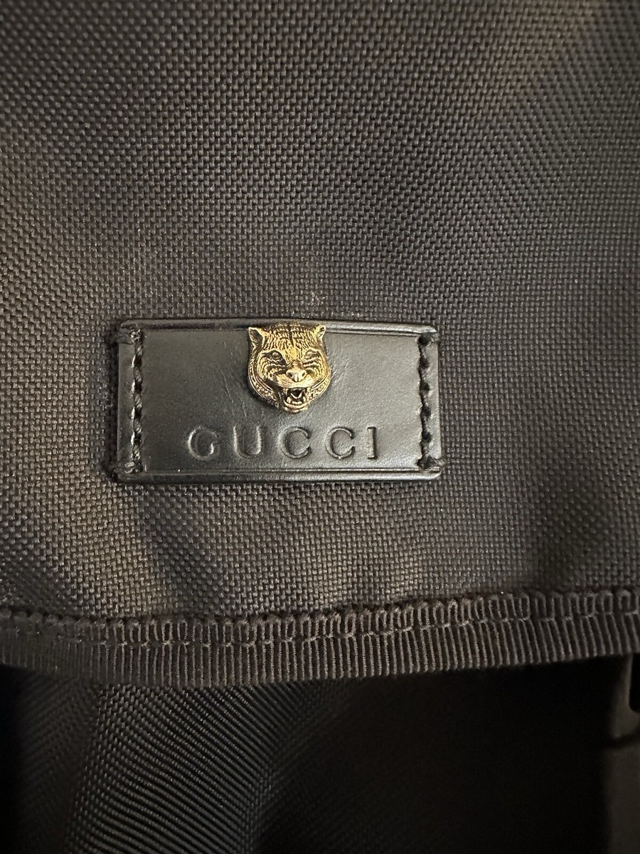 GUCCI Backpack Canvas Nylon TechPack 429037 213317 Great