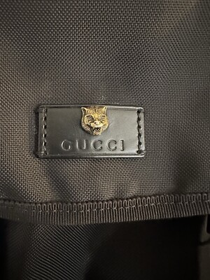 GUCCI Backpack Canvas Nylon TechPack 429037 213317 Great Condition