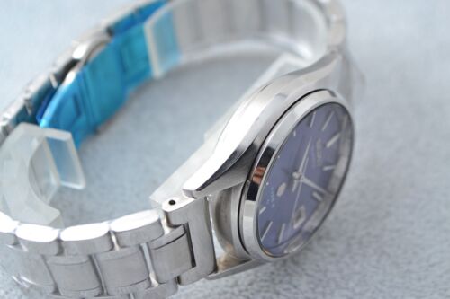 Vintage 1976 Seiko Quartz TYPE2 4622-8000 Blue Silk pattern / OH, Serviced - Picture 6 of 13