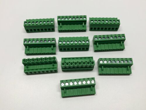 PACK OF 10 Phoenix Connector Phoenix Contact 8 pin 5.08mm PCB Terminal Block - Picture 2 of 4