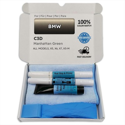 Touch up paint for BMW Green MANHATTAN C3D X5 X6 X7 M Pen Stick Scratch Chip
