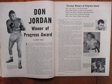 1959 RING Magazine(DON JORDAN/INGEMAR  JOHANSSON/FLOYD  PATTERSON/PASCUAL  PEREZ
