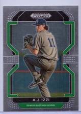 2022 Panini Prizm Draft Picks #126 A.J. Izzi - Oswego East High School
