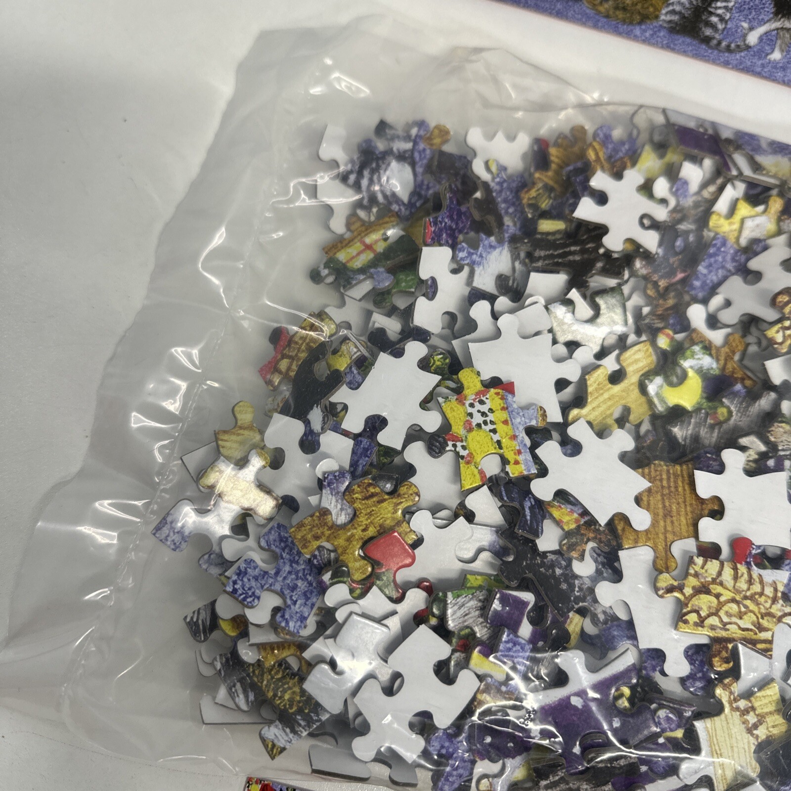 Galison Christmas PUZZLE 500 Piece Puzzle Cats Singing Around Piano NEW