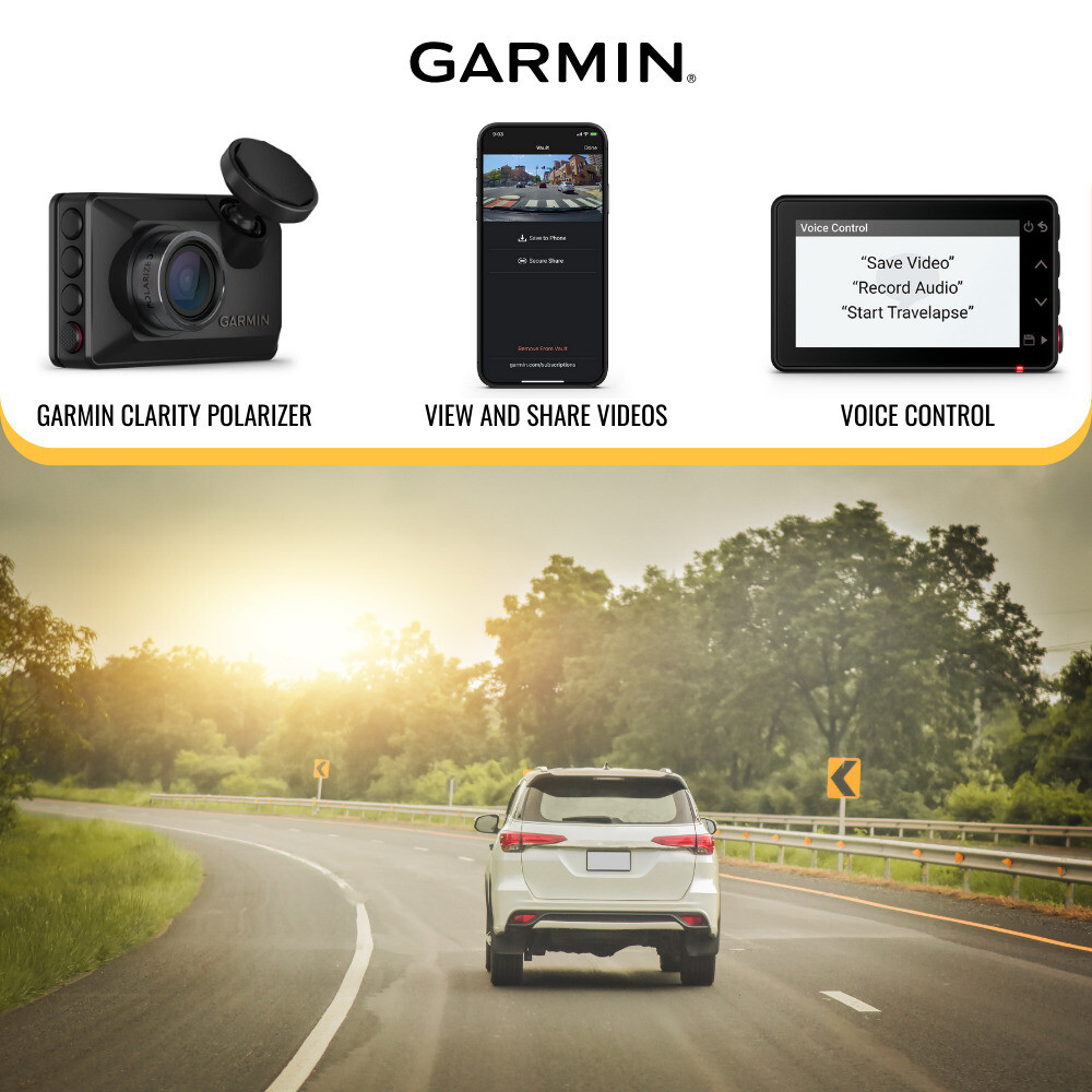 Камера Garmin Dash Cam X210 1440p Black с углом обзора 140 градусов в комплекте