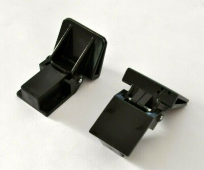 Lid Hinges for Lenco LBT-120BK Turntable. Pair of Hinges for dustcover LBT120BK