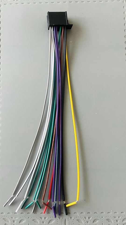 Kenwood 16-Pins Wire Harness KDC-BT450U, KDC-BT520U, KDC-BT530U, KDC-BT572U - Image 3 of 4