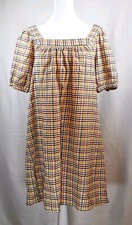 Old Navy Dress Sz Small Multicolor Short sleeve Mini Shift Spring Easter Pastel 