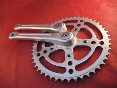 STRONGLIGHT 99 TANDEM CROSSOVER KETTENSATZ 48 ZÄHNE RING + 170mm LANGE KURBELN 80er - Bild 3 von 13