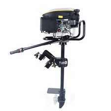 Motore Fuoribordo 9 HP 4 Tempi Sistema Raffreddamento Acqua Rotazione Sterzo 360 Gradi
