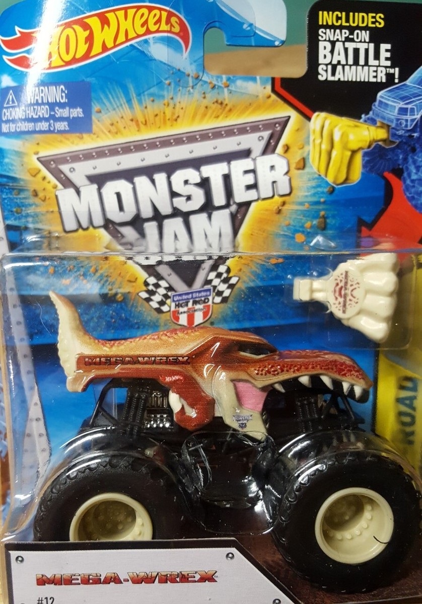 Hot Wheels Monster Jam Off Road MEGA - WREX 1:64 with Battle