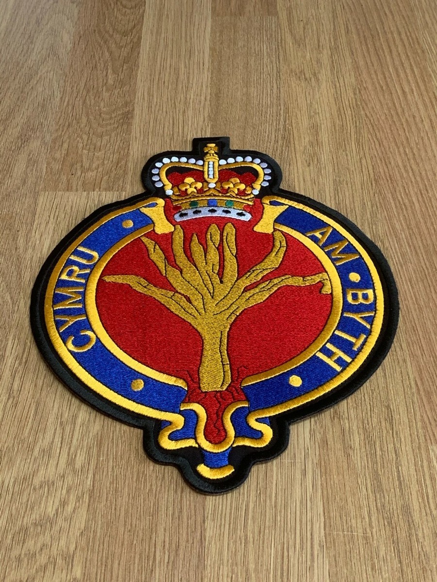 British Army Military Veterans Embroidered Sew On Biker LARGE BACK  Patches