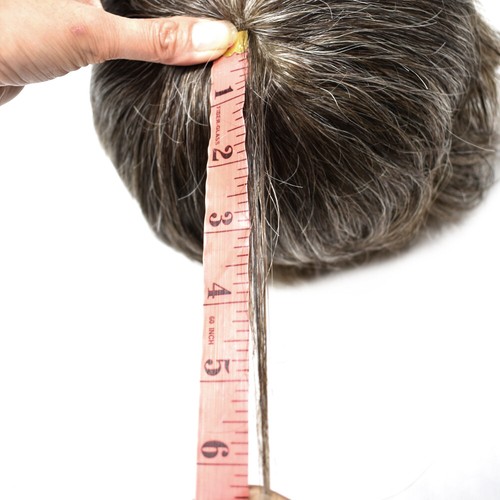 Mens Toupee Human Hair Systems Full Poly Thin Skin Hair Piece Replacement System - Picture 103 of 159